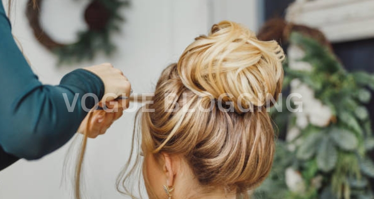 Long updo hairstyle for wedding